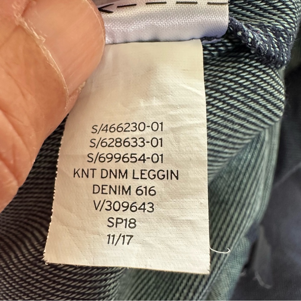 Gap Girls Denim Leggings Sz L (10-11) - Picture 8 of 8